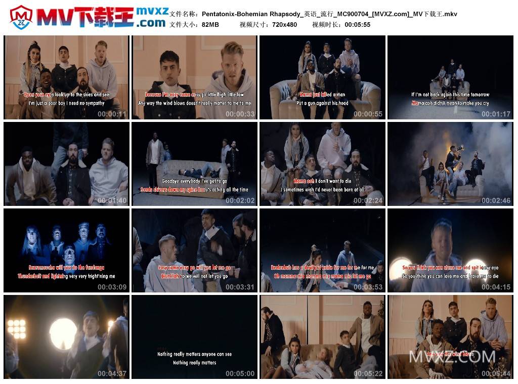 Pentatonix-Bohemian Rhapsody_英语_流行_MC900704